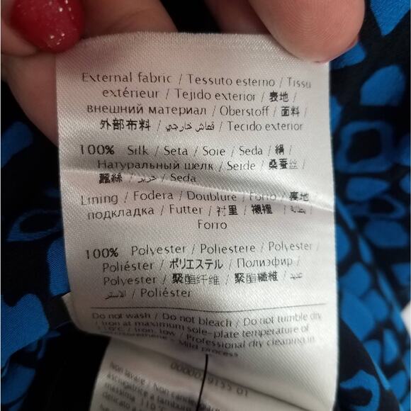 Missoni | Silk Blue Dress Black Pattern Sleeveless 4 Abstract - Picture 6 of 7